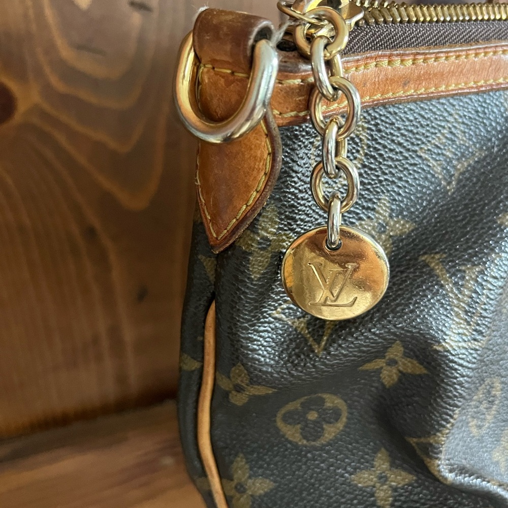 Louis Vuitton Dark Brown Monogram Tote - Picture 3 of 7